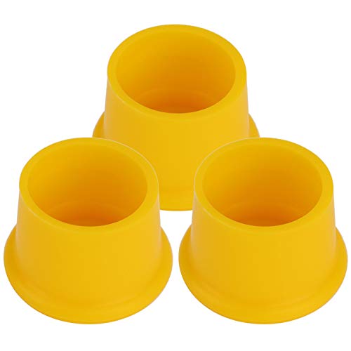 Omabeta Bouchon de vin Bouchon de Bouteille en Silicone Bouchon de vin en Silicone Stable pour la décoration de la Maison de Boisson de bière(Yellow) Cover