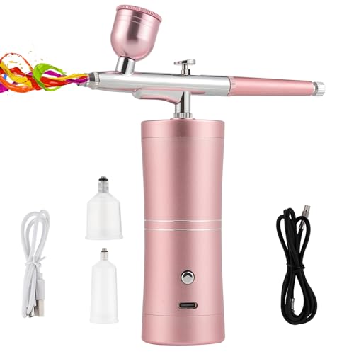 Foreverlily Tragbares Airbrush Set mit Kompressor