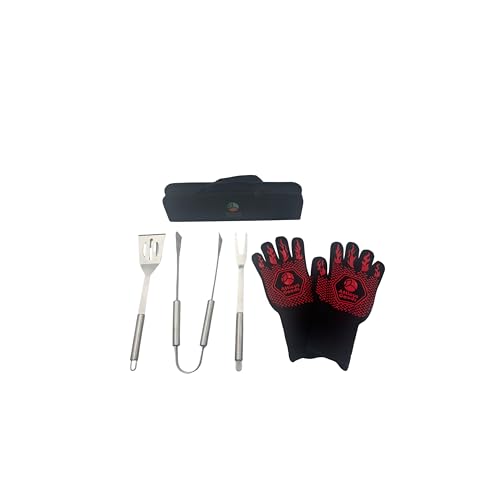 Set de Parrilla de Acero Inoxidable, 5 Piezas miniatura 1