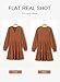 Dokotoo Chocolate Brown Fall Clothes Dresses for Women 2025 Casual Long Sleeve V Neck Textured Mini Dress Going Out Ruffle A-Line Swing Empire Waist Tiered Babydoll Flowy Dress Comfy Outfits X-Large