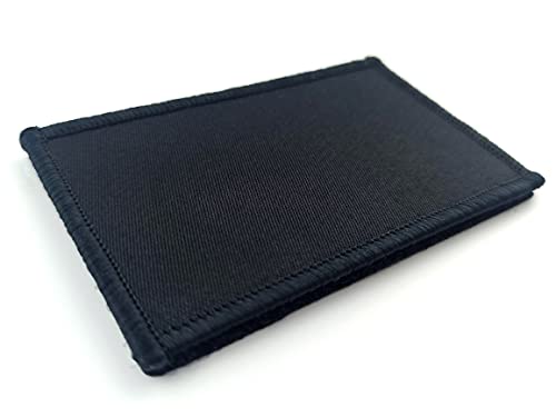 Jbcd 2 Pack Solid Black Flag Patch Pure Color Tactical Patch Pride Flag Patch For Clothes Hat Patch Team Military Patch #TOP3