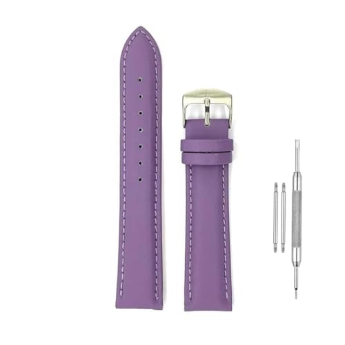 Image of Lineon Colourful 16mm Full Padded Univarsal Vegan Leather Watch Strap For Branded Watches Compitable with (Titan, Timex, Casio, Sonata etc) Tool and Pins Include