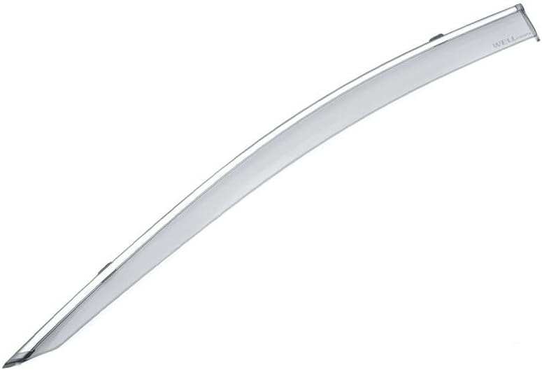WellVisors Window Visors Wind Deflectors Compatible with Kia 2017-2022 Sportage with Chrome Trim Rain Guards 3-847KA013