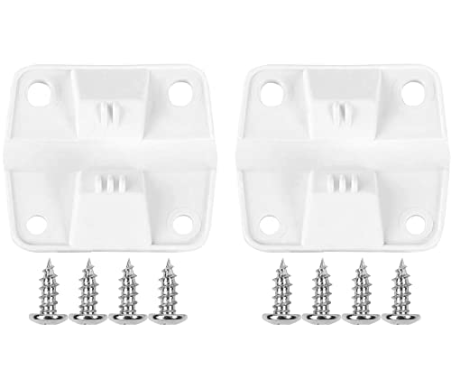 Cooler Replacement Plastic Hinges and Screws Set, Compatible with Coleman Coolers, Set of 2