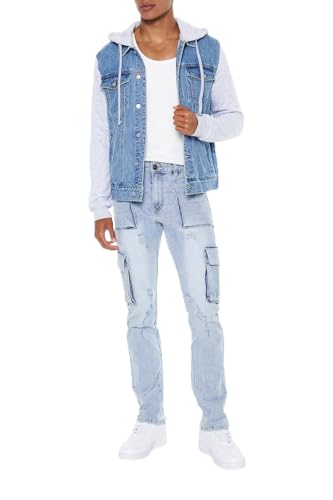 Forever 21 Men's Removable Cargo Pocket Jeans