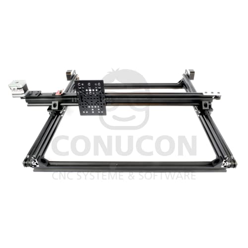 2DTwin XY linear guide (1000x1000mm) with belt drive and 3x NEMA 17 stepper motors