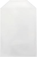 Vista 1 de Mediaxpo Funda de plástico transparente de 500 CPP con solapa (se adapta a obras de arte de caja de DVD de 0.551 in)