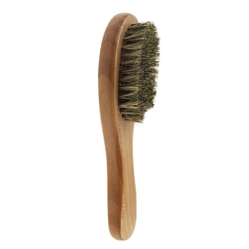 HONMEET Men's Beard Care Kit 2pcs Beard Bristle Comb Shaving Brush Beard Styler Tool for Mustache Beard Shaping