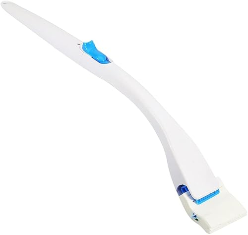 Miniatura 8 de Cepillo de inodoro de algodón, mango largo, cabezal de detergente concentrado reemplazable, para el hogar, baño, montaje en pared profunda o de pie