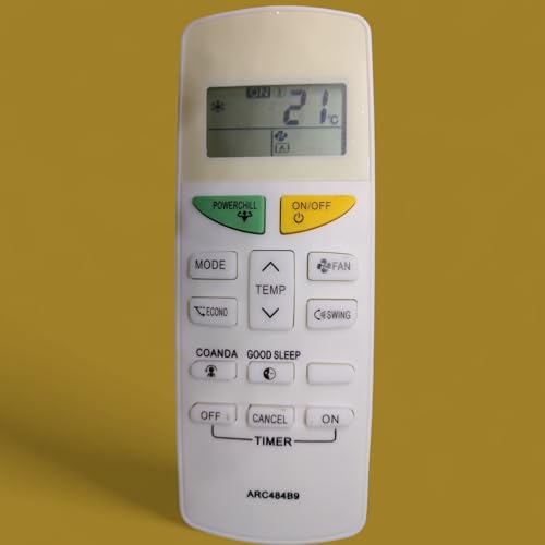 Image of Air Conditioner Remote Compatible with /Replacement for Dalkin Ac Remote | Model -ARC48B4B9 | Match with Your Existing Remote Before Placing The Order | Exactly Same Will Only Work