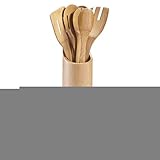 Recipiente de selecta madera de bambú