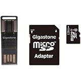 Gigastone GS-4IN1600X128GB-R Prime Series microSD Card 4-in-1 Kit (128GB)