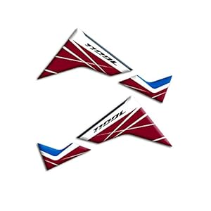 Protections latérales réservoir résine 3D compatible avec Honda Africa Twin Adventure Sports CRF 1100 L 2022 L-120 (Tricolor)