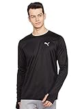PUMA Herren Run Favorite Ls Tee T-Shirt, schwarz, L