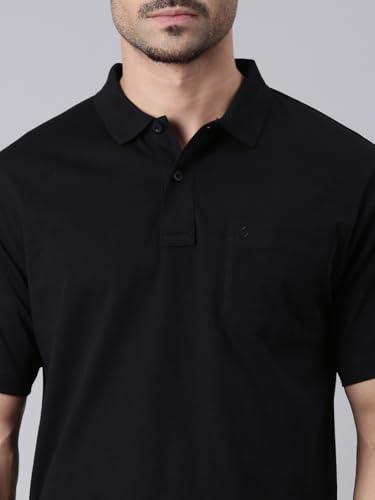 Image of Classic Polo Men's Half Sleeve Polo Neck Authentic Fit Solid Cotton T-Shirt