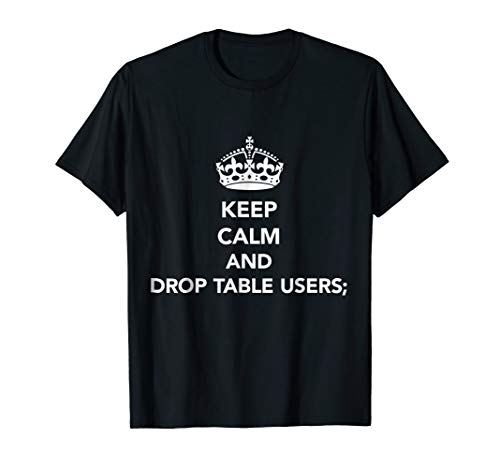 Funny SQL T-Shirt SQL Database Tee Shirt