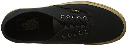 Vans Men's Authentic Sneakers, (Light Gum) Black, Size 5 | Image 5