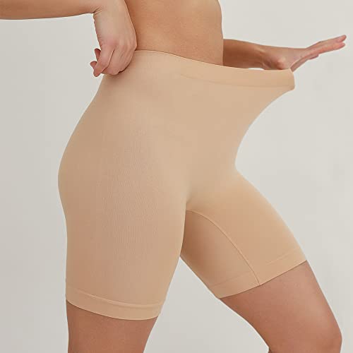 Image of INNERSY Womens Slip Shorts for Under Dresses High Waisted Bike Shorts 3-Pack