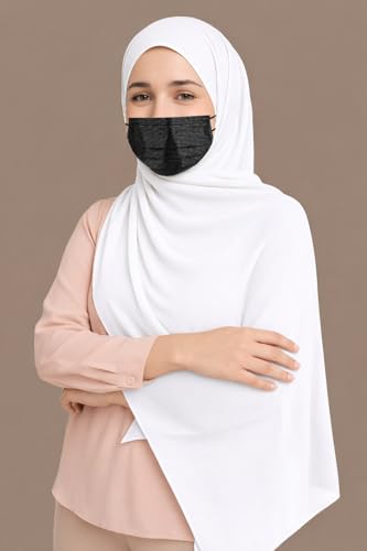 Image of Premium Georgette Hijab for Women, Lightweight and Breathable | 180x70 cm