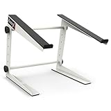 REGULABLE EN ALTURA: Nuestra base para portátiles es totalmente ajustable en altura, pudiéndola regular a la situación que mejor se adapte en tus sesiones de trabajo. Tiene un rango de ajuste en altura de 16,5 cm hasta 25,5 cm.