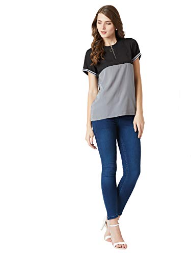 Image of Miss Chase Women's Mustard Yellow Flared Crop Top