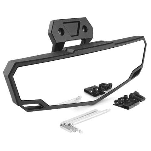 Rétroviseur central UTV adaptable avec support de barre de sécurité pour véhicule tout-terrain