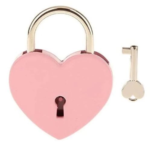 Cadenas valise style cœur pour protéger vos objets personnels avec clé