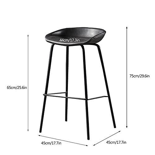 Tabouret de comptoir sans dossier pour petits espaces de cuisine - 3