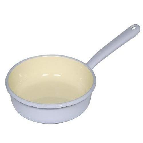 Riess, 0290-006, Omelettpfanne 20, CLASSIC - BUNT/PASTELL, Farbe Blau, Durchmesser 20 cm, Höhe7,8 cm, Emaille