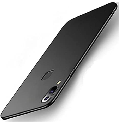 Image of Mobile Back Cover Case for Vivo Y83 Pro (Silicone Case|CameraProtection|Black SC1510)