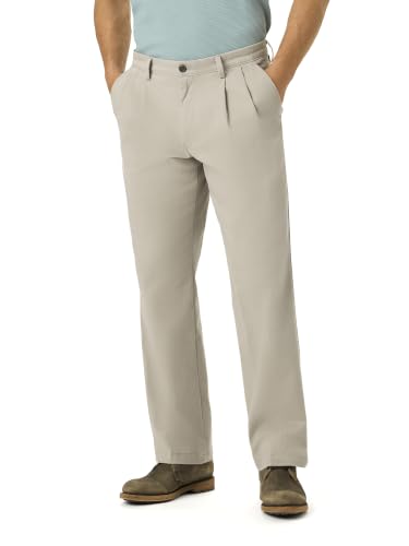 Dockers Pantalon Khaki Homme Coupe Classique - Plissé, Nuage, 50W x 30L