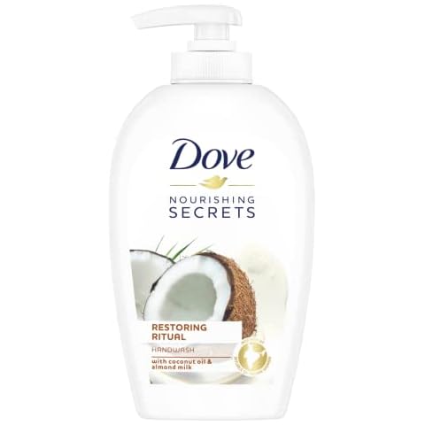 Dove Hand Wash with Coconut Oil and Almond Milk Cover