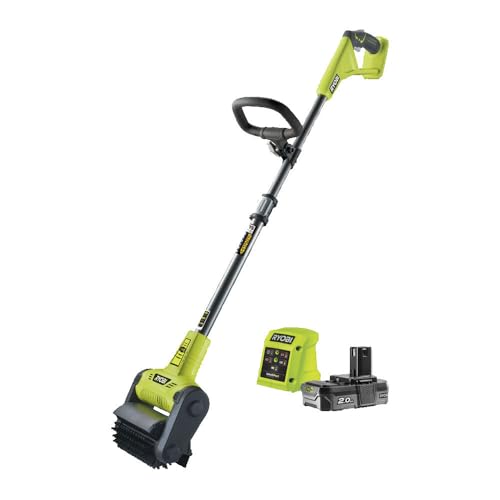 RYOBI Nettoyeur Sol sans Fils 18V One+ RY18PCB-140 – Brosse Nylon, Batteries 4Ah + Chargeur,...