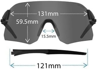 Rail Sport Sunglasses - Ideal For Cycling (Gravel, MTB & Road), Baseball & Softball - Image 3