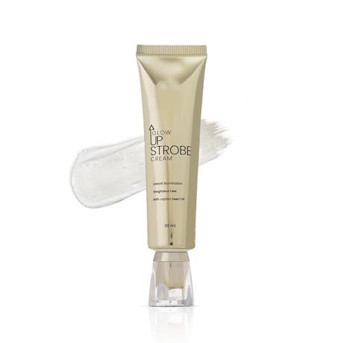 Image of Glow Up Strobe Cream with Jojoba Oil, Dewy Radiance, Hydrating, for All Skin Types, 30ml (2.Moonlit Glow)