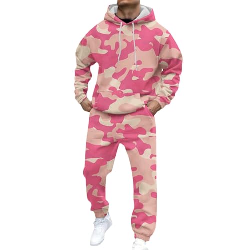 Genérico Corbatas Y Pajaritas [Dynamic Spring And Autumn] Sports Sweater Set Light And Breathable To Chubasquero Hombre Piezas (a-Pink, XXXL)