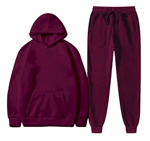 Ensemble de survêtement homme bordeaux M aux finitions haut de gamme