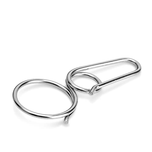 UNNS Clip Portachiavi Portachiavi in ​​Acciaio Inossidabile in Acciaio Inossidabile in Acciaio Inossidabile in Acciaio Inossidabile in Acciaio Inossidabile Portachiavi (Color : B)