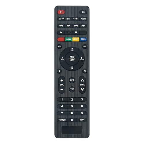 ALLIMITY Mandos a Distancia Compatible con FONESTAR Ferguson TDT Sat RDT 762HD ARIVA T30 RDT762HD ARIVAT30