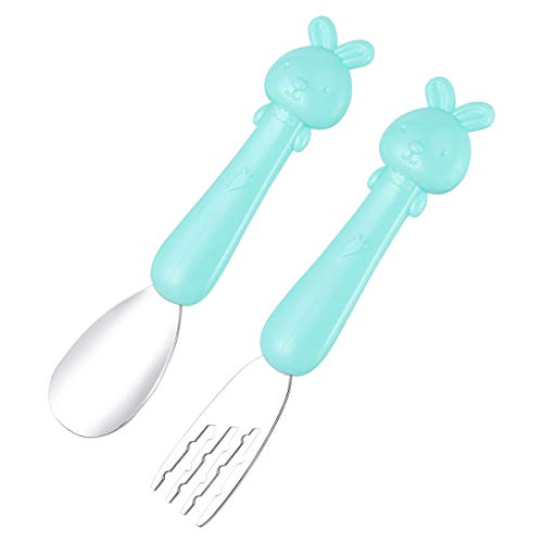 NUOBESTY Vorken en Lepels Kinderbestek Roestvrij Staal Kinderen Bestekset Lepels Sporks Peuter Gebruiksvoorwerpen - Image 5