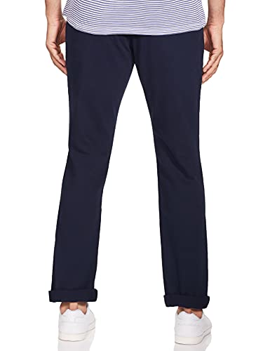Image of Ruggers by Unlimited Men's Slim Fit Casual Trouser (RGMECTR20127B03 Dark Blue 32)
