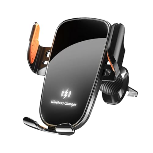 Cargador Inalámbrico para Coche | Cargador Inalámbrico para Teléfono En Vehículo | Base De Carga Rápida para Rejilla De Aire Acondicionado, Soporte Móvil 360 Grados Ajustable Y
