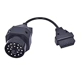 AntiBreak 20 Pin OBD OBD2 16 Pin Connector 20PIN OBD to 16PIN Diagnostic Adapter Cable Female Adapter Connector Cable 20 Pin E31 E32 E34 E36 E39 E38 E53 X 5 Z3