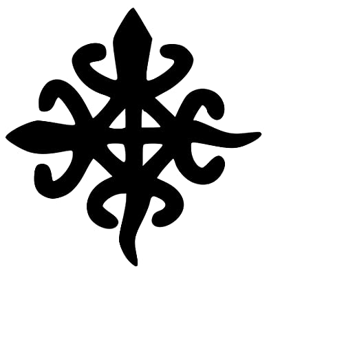 African Symbol Unity of Diversity Vinyl Decal Sticker Car Window Wall Laptop Spirit Adaptability Energy Freedom of Emancipation Harmony Intelligence Peace Power of Love Supremacy of God (Height: 5