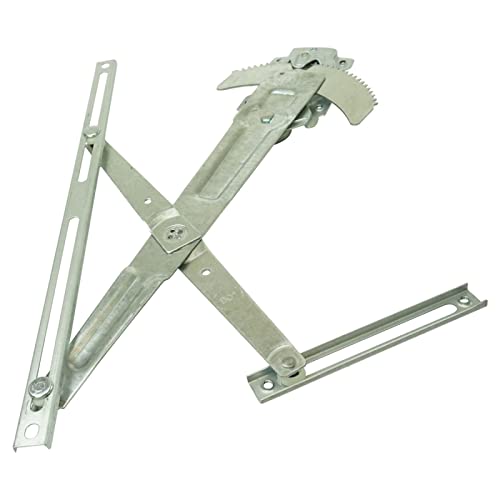 TRQ Front Manual Window Regulator Set Compatible with 1979-1983 Toyota Pickup Without Vent Glass TO1350102 by TRQ - Image 5