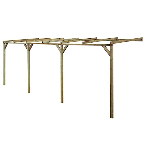 vidaXL Anlehn-Pergola B-Ware 2x6x2,2 m Massivholz Kiefer Imprägniert