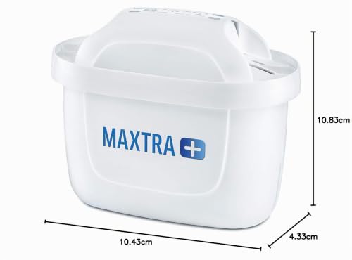 Foto von BRITA Wasserfilter Aluna weiß / robuste Kanne inkl. 1 MAXTRA+ Filterkartusche / Filter reduziert Kalk, Chlor und leitungsbedingt vorkommende Metalle wie Kupfer & Blei im Leitungswasser