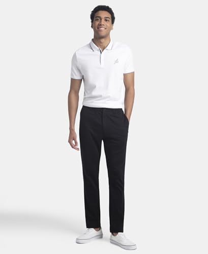 Image of Jockey IM06 Men Super Combed Cotton Rich Elastane Stretch Slim Fit All Day Pants with Pockets