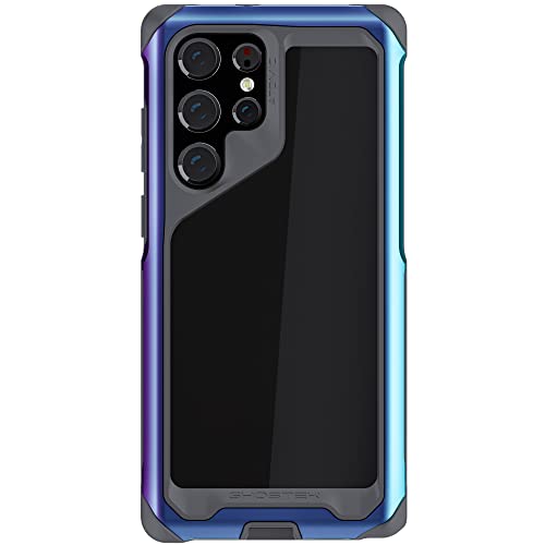 Ghostek Atomic Slim S22 5G Phone Case With Clear Back And Iridescent Aluminum Bumper Heavy Duty Shock Absorbent Protective Metal Phone Cover Designed For 2022 Samsung Galaxy S22 (6.1 Inch) (Prismatic) #TOP1
