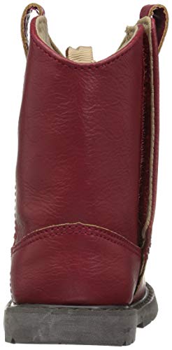 Baby Deer Round Toe Western Boot Red 23
